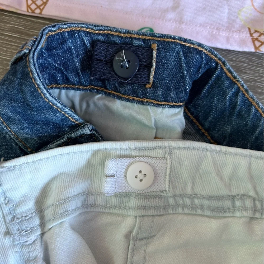 NWT Girls 10/12 Tank Tops & Denim Jeans Shorts Sets Outfits Art Class Cat & Jack - Picture 4 of 5